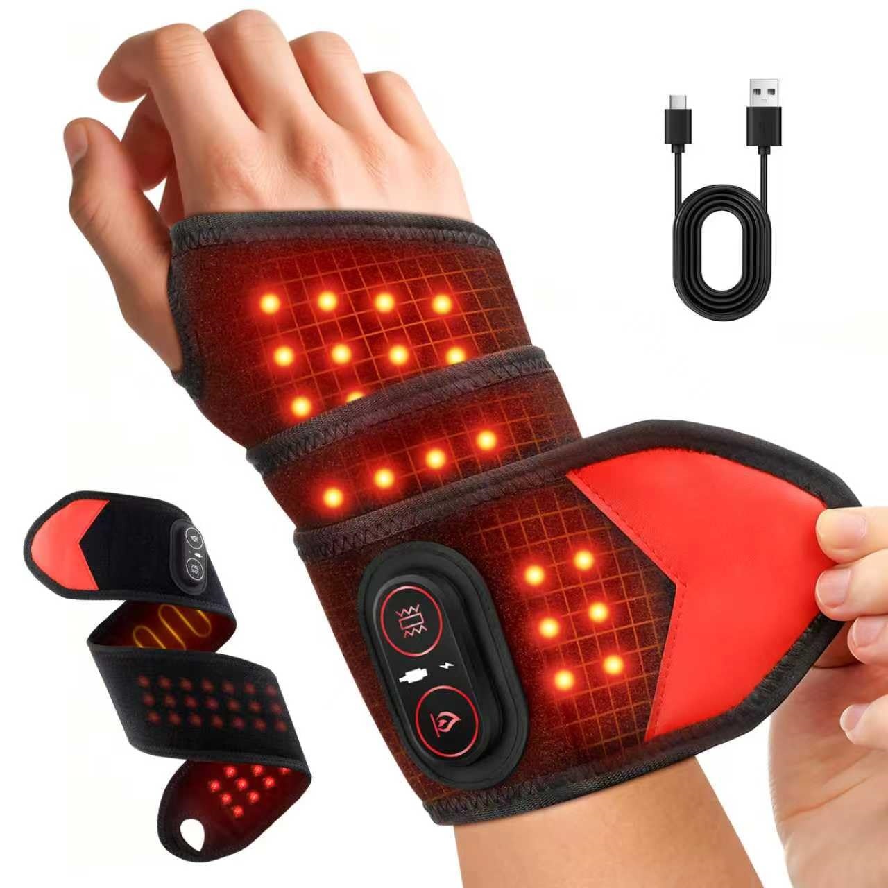 Knee Support Brace - Balutan Terapi Cahaya Merah Portabel 660nm