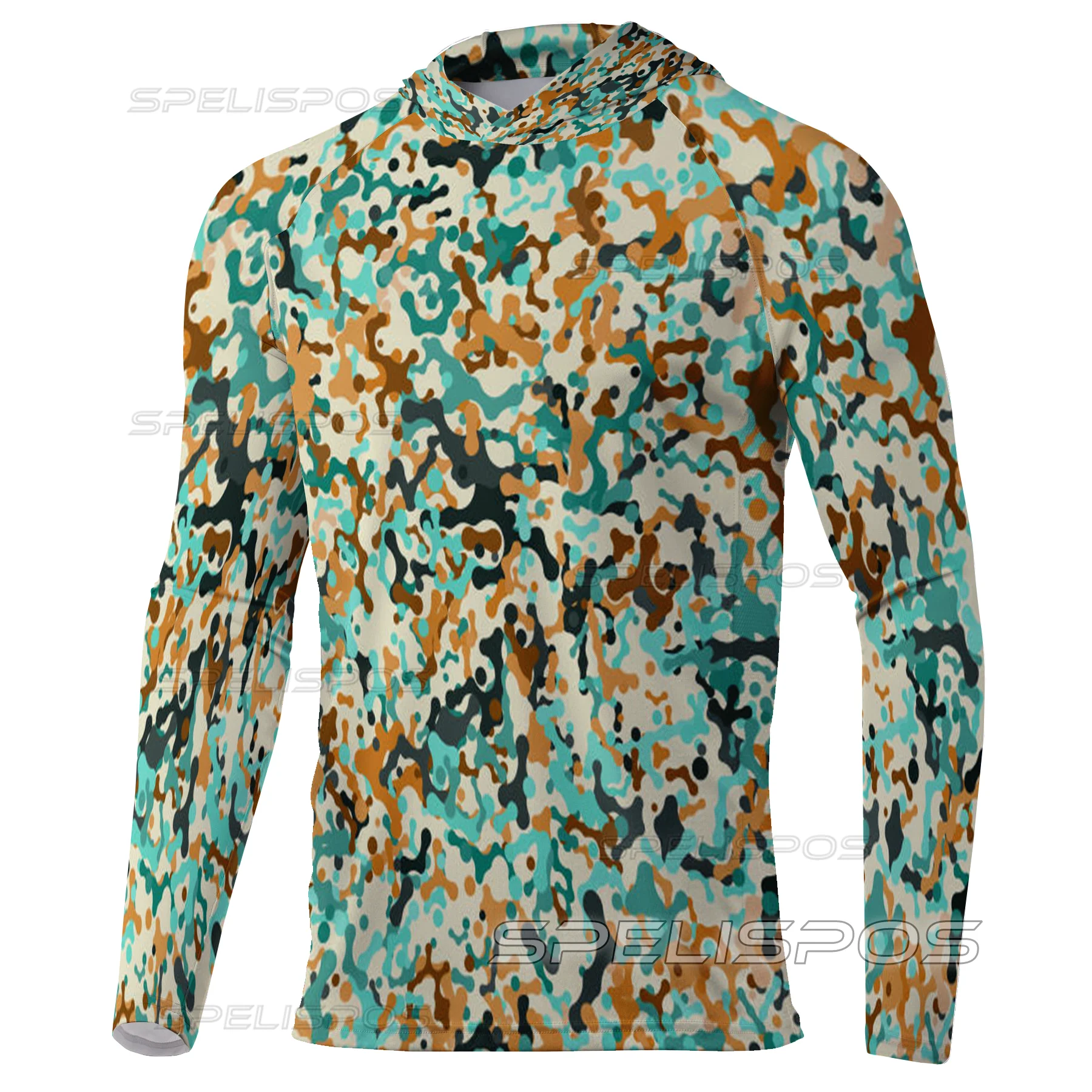 Running Gear Outdoor - Kaus memancing UPF 50 + Hoodie