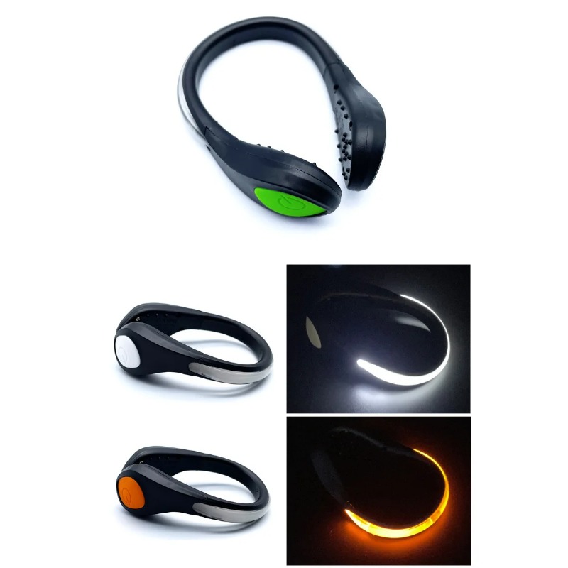 Running Gear Outdoor - Lampu Klip Sepatu Bercahaya Baru LED
