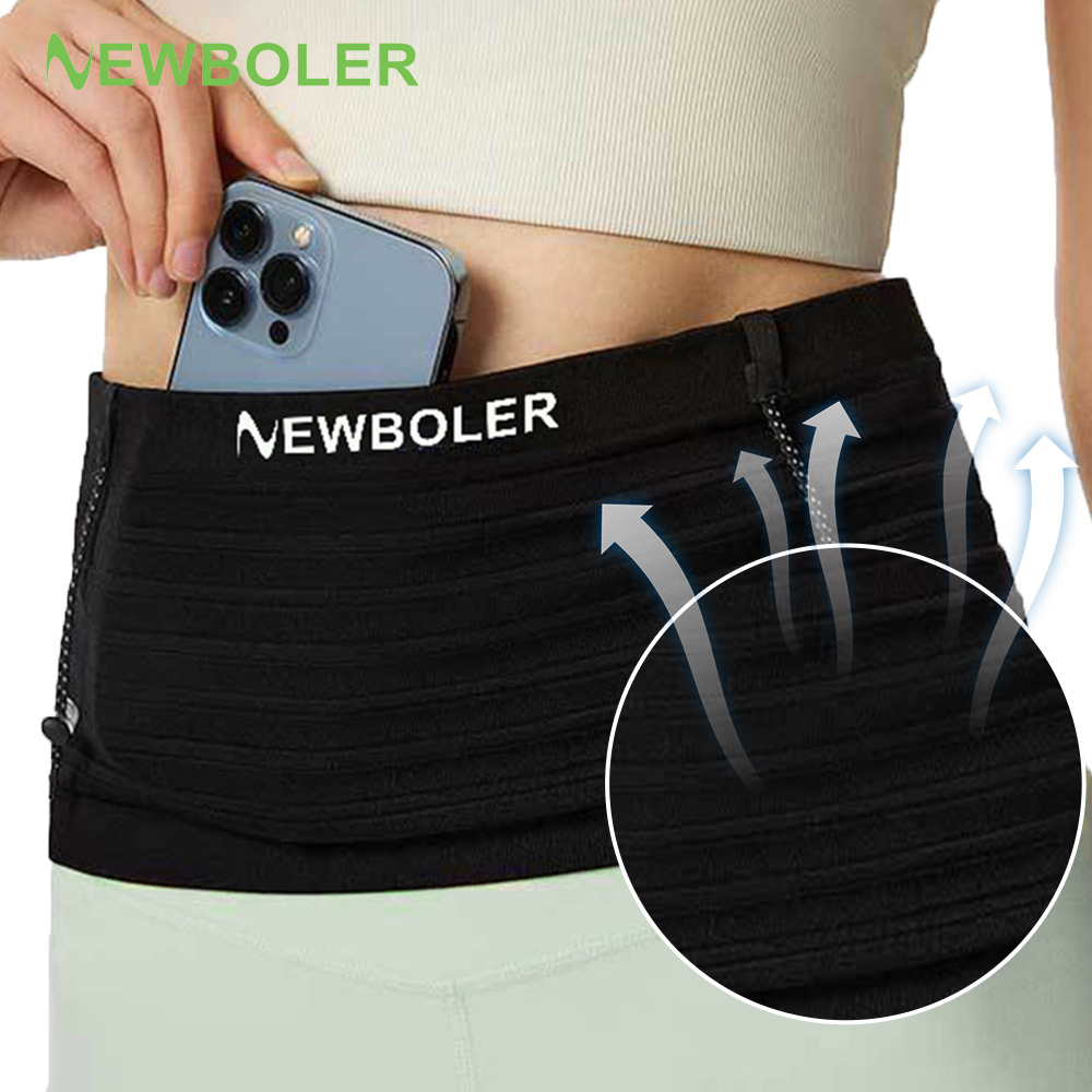 Running Gear Bag - NEWBOLER Paket Tas Pinggang Olahraga Elastis
