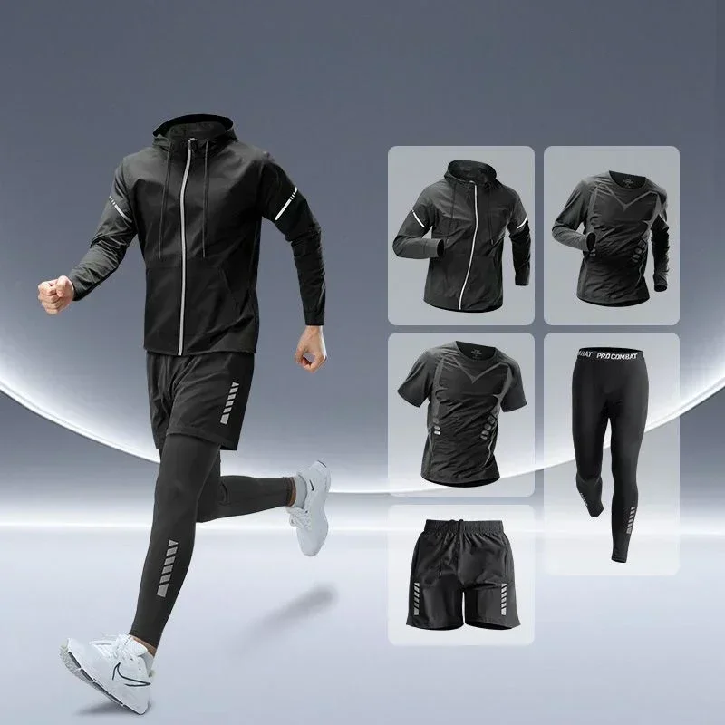 Setelan Lari Pria Ketat Cepat  - New Gear Running ulasan dan harga