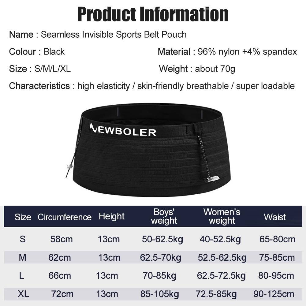 NEWBOLER Paket Tas Pinggang Ol - Running Gear Bag ulasan dan harga
